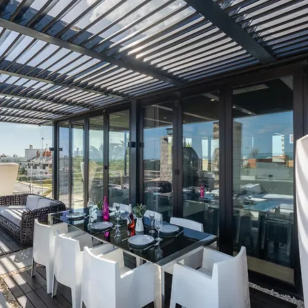 شقة Penthouse Grand Noir By Algarve Holidays البوفيرا